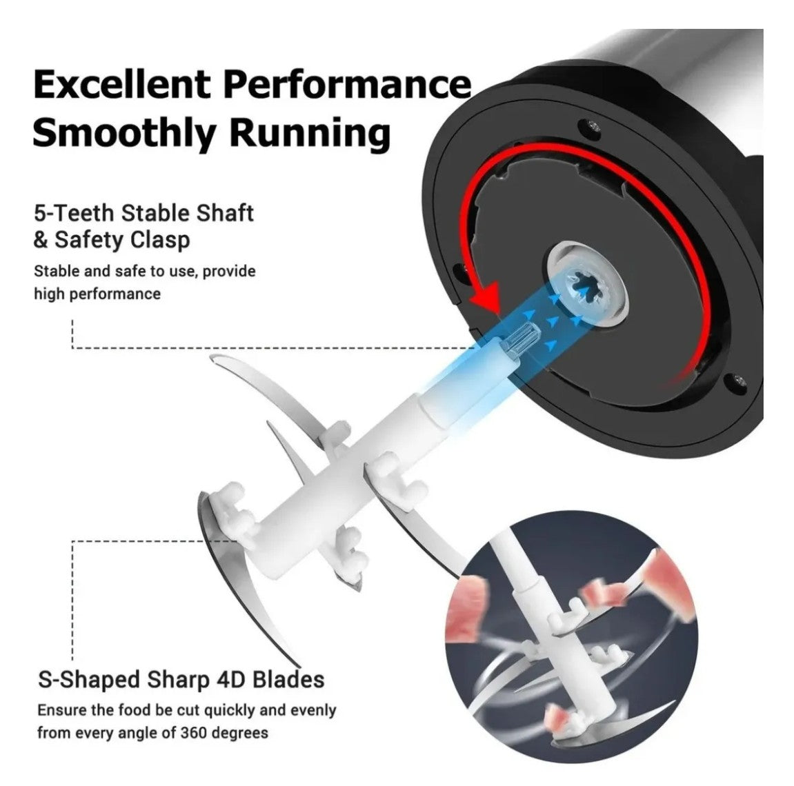 🌟 Picadora Eléctrica 2L  Cocina Más en Menos Tiempo